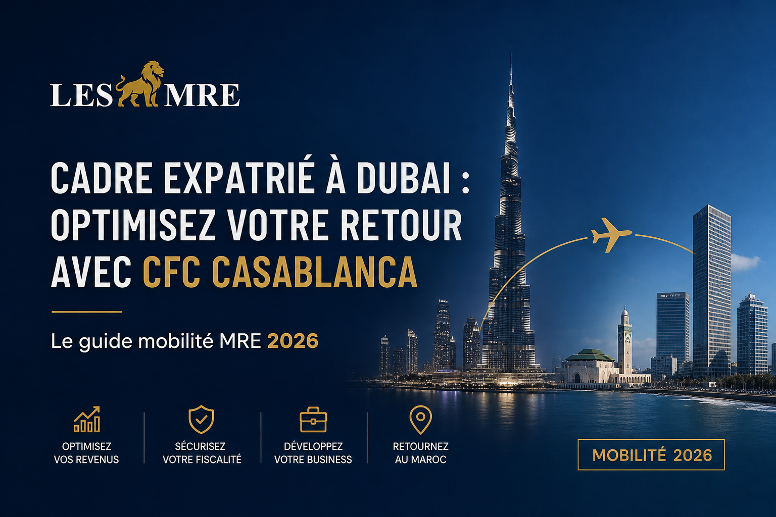 Cadre expatrié à Dubai : comment négocier le passage en statut CFC à Casablanca en 2026