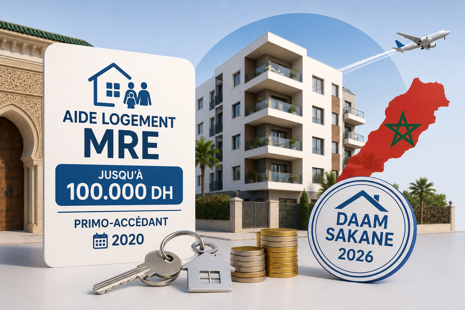 Daam Sakane 2026 : les MRE éligibles à l'aide directe au logement de 70 000 à 100 000 DH