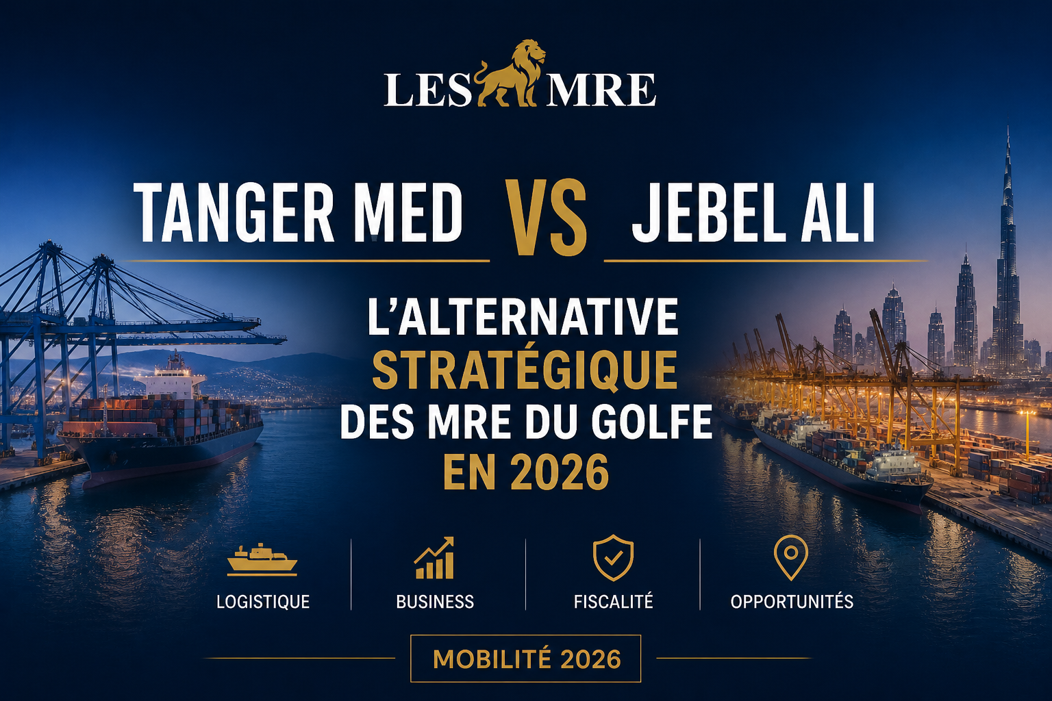 Tanger Med vs Jebel Ali : alternative crédible pour les MRE du Golfe en 2026 ?